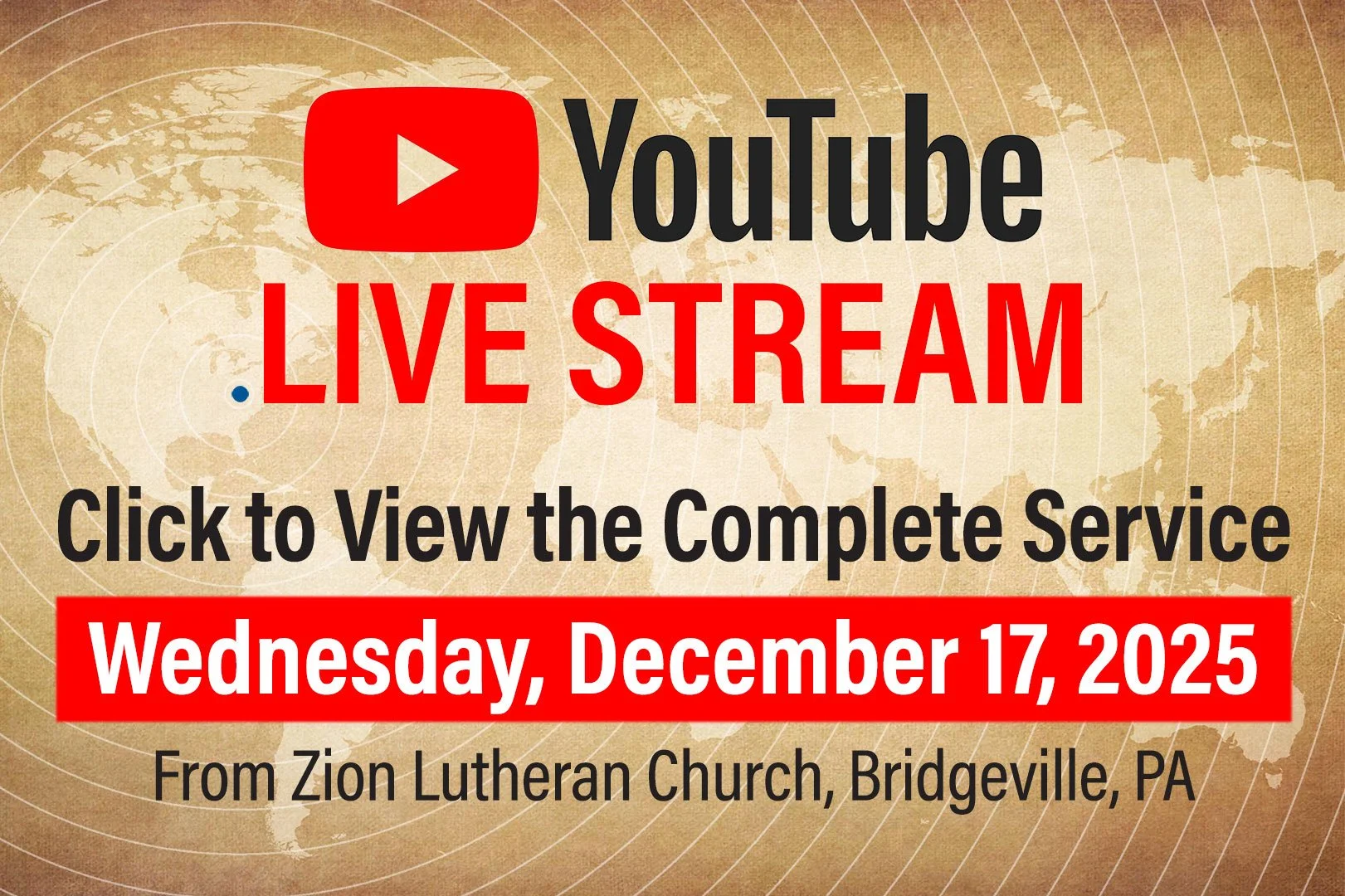 Video: Wednesday, December 17, 2025 - Complete Service