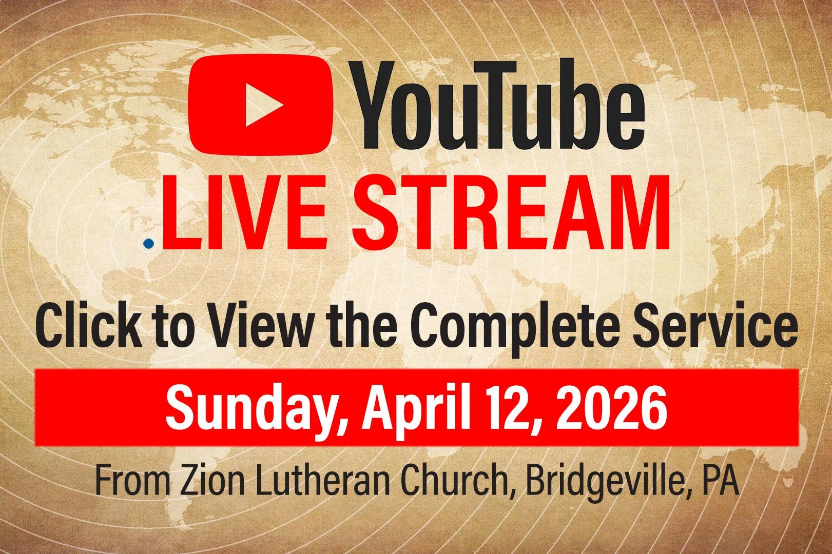 VIDEO: Sunday, April 12, 2026 - Complete Service