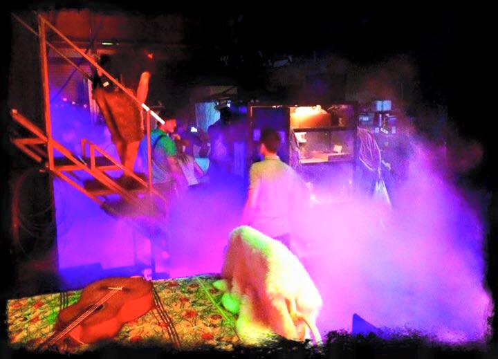 Spooky backstage haunted house!
