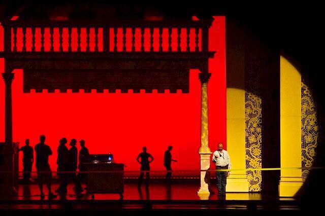 Our crew loads in the show to each new venue before opening night 