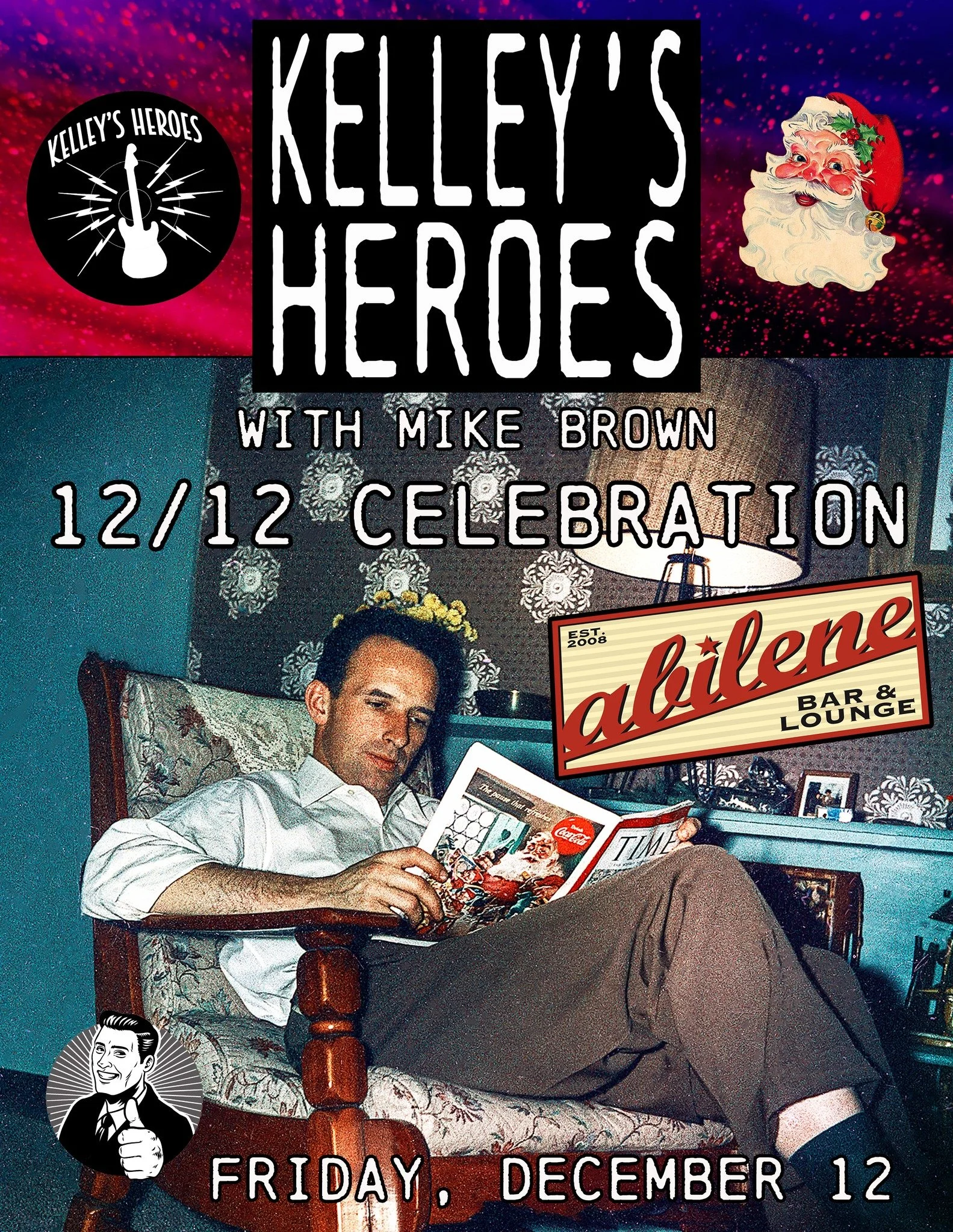 "12/12 Celebration" with Kelley's Heroes and special Guest, Mike Brown