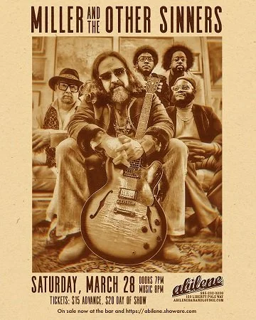 A night of Blues-Rock with "Miller and the Other Sinners"