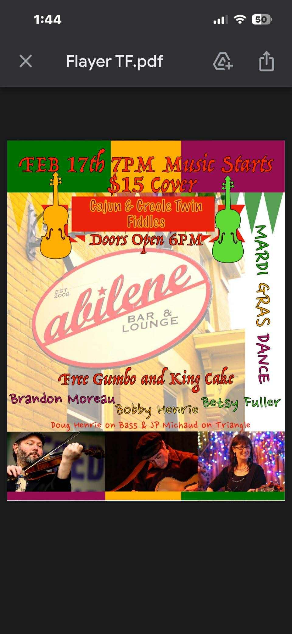 Fat Tuesday Mardi Gras Party!