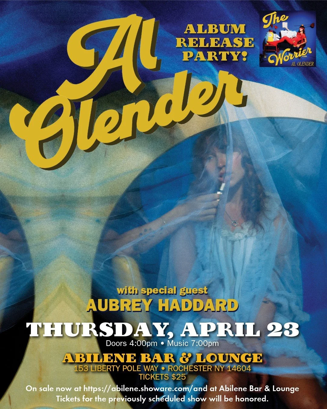 Al Olender Album Release Bash, with special guest, Aubrey Haddard