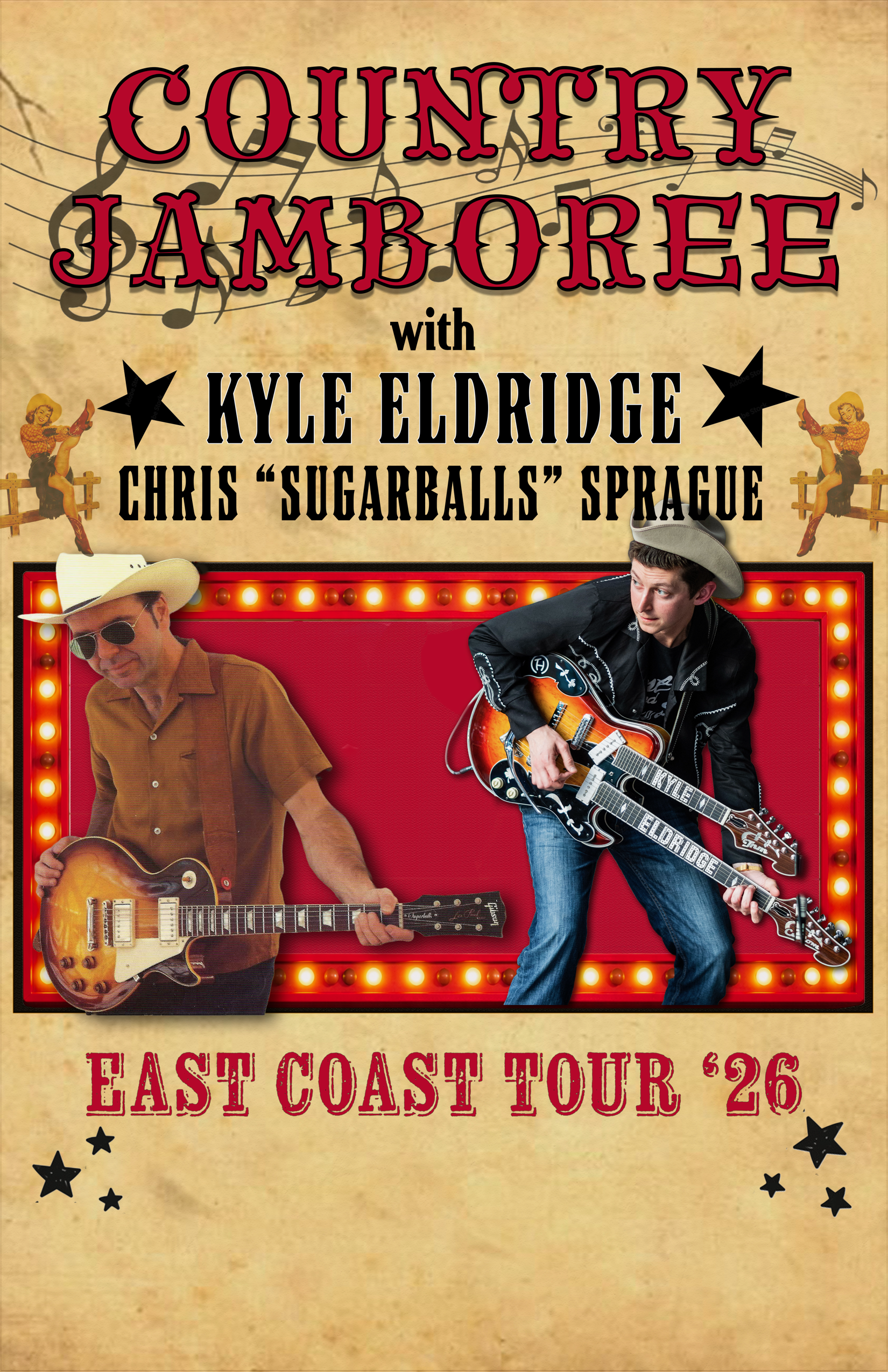 "Country Jamboree" with Kyle Eldridge, Chris "Sugarballs" Sprague, and Band