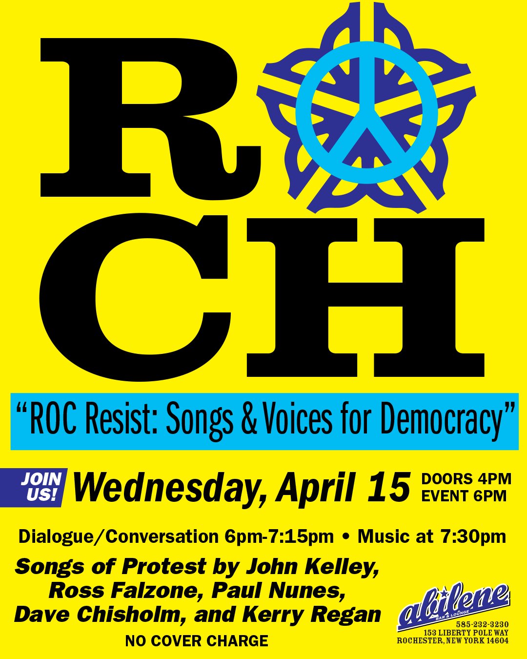 "ROC Resist: Songs &amp; Voices for Democracy"