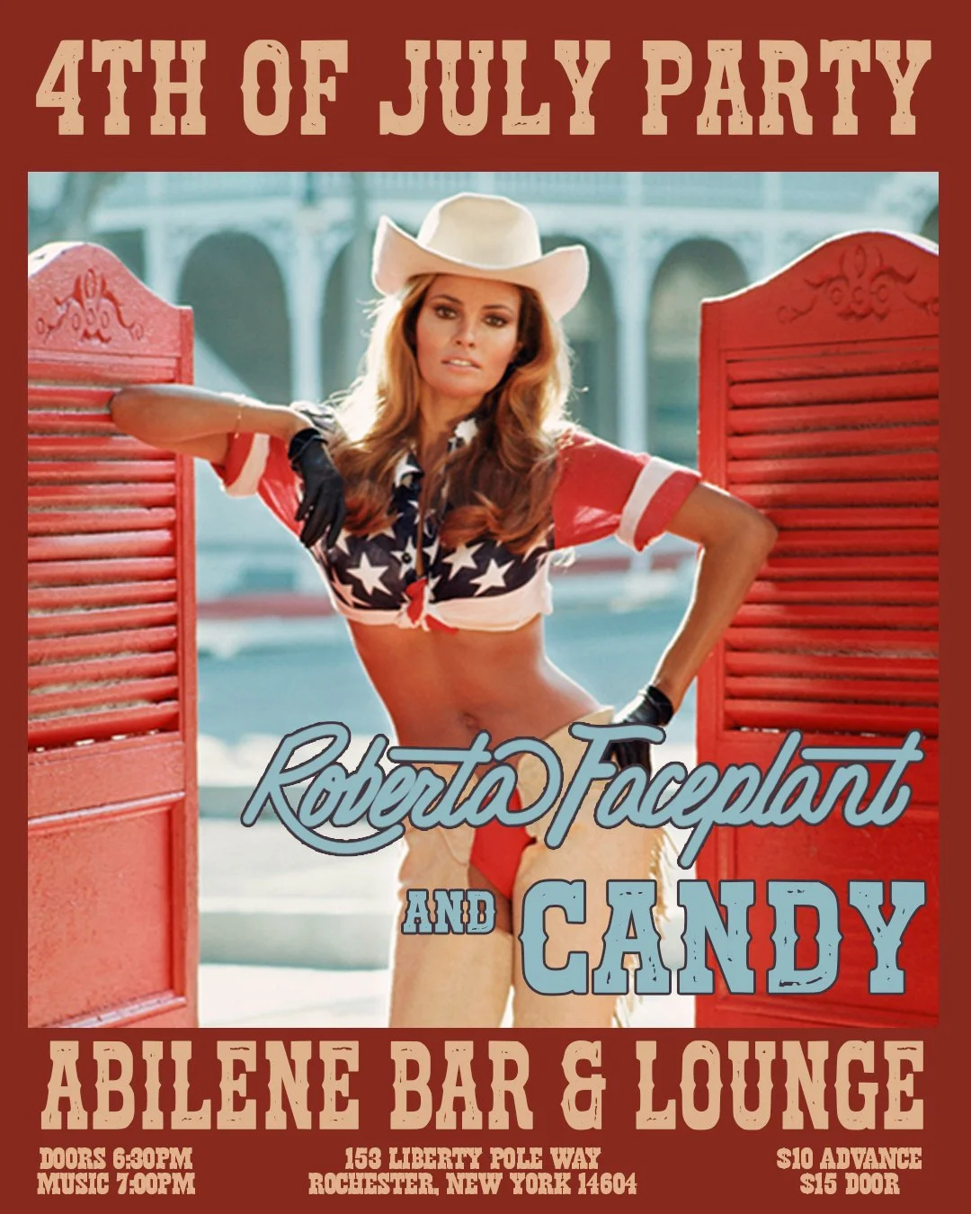 July 4th Party feat. "Roberta Faceplant" and spec. guest, "Candy"