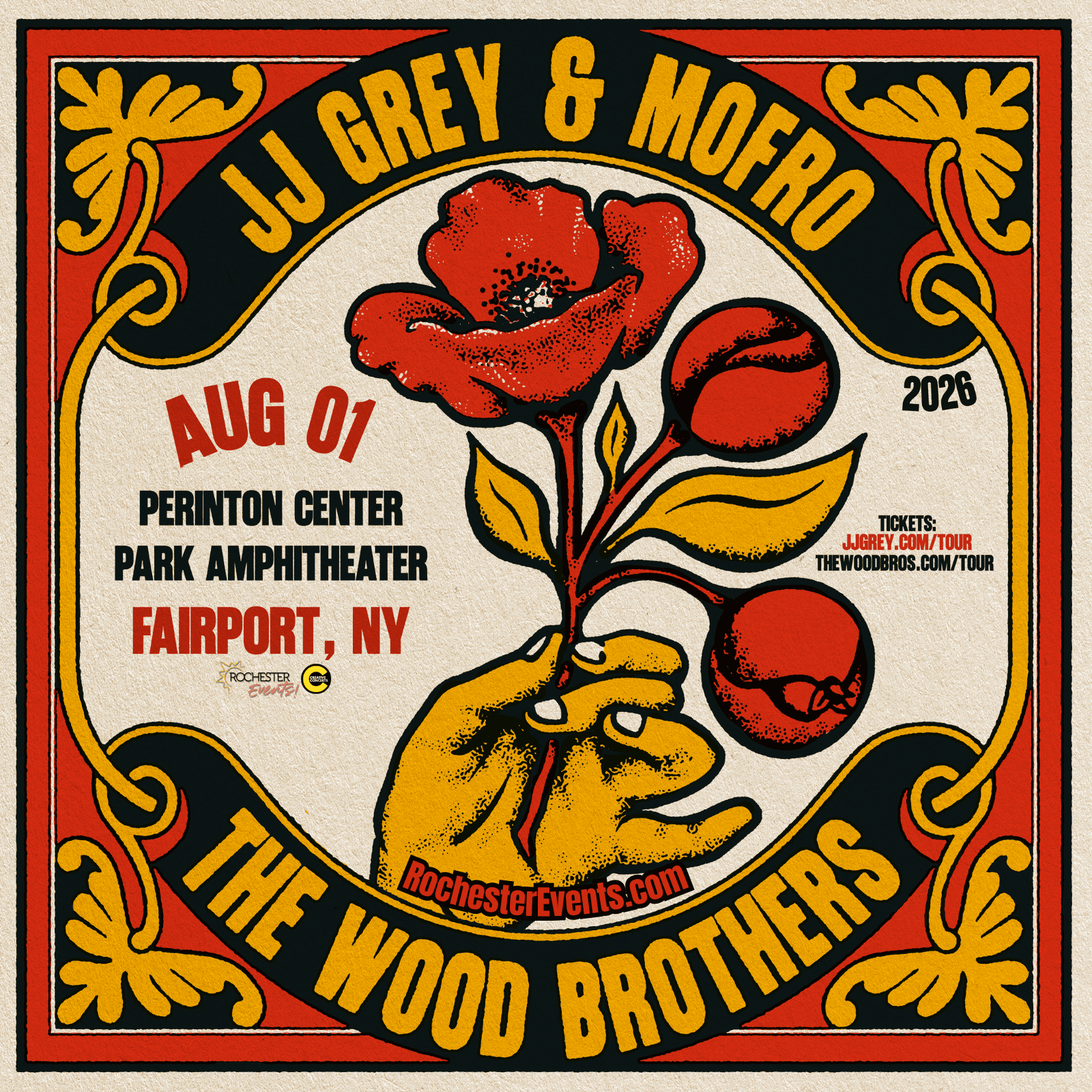 Closed...'cause JJ Grey &amp; Mofo and The Wood Brothers are playing at Perinton!!!