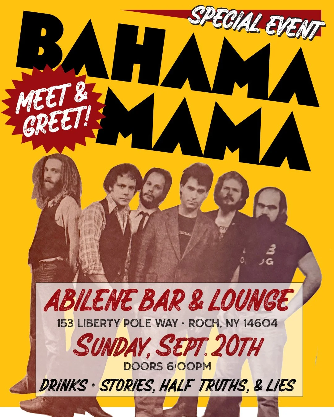 Special Event! "BAHAMA MAMA" Meet &amp; Greet!!!