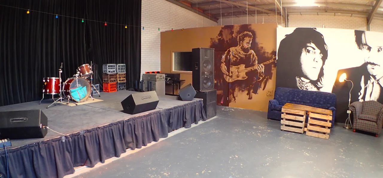  Stage has full PA and foldback 