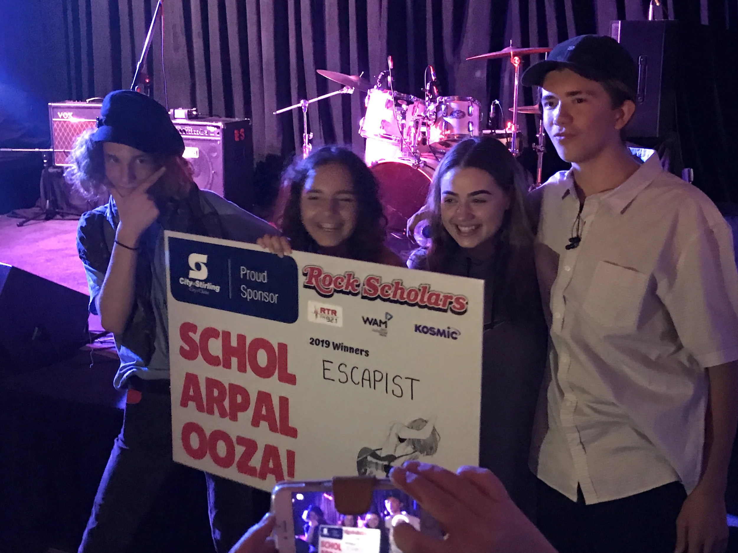 Escapist, winners of Scholarpalooza! 2019