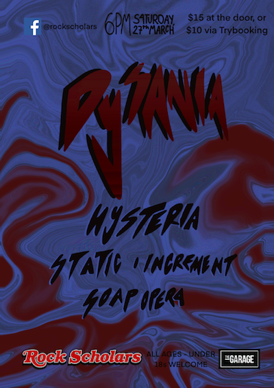 Rock Scholars End of Term gig featuring Dysania