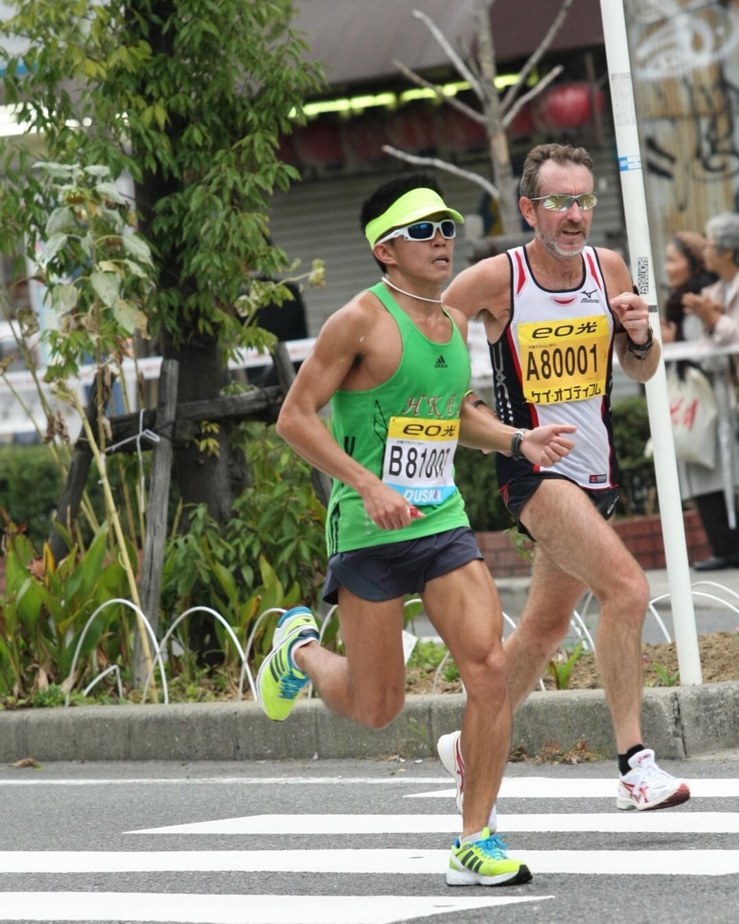 Osaka Marathon is being run this coming Sunday. Here is a photo of when I ran it.