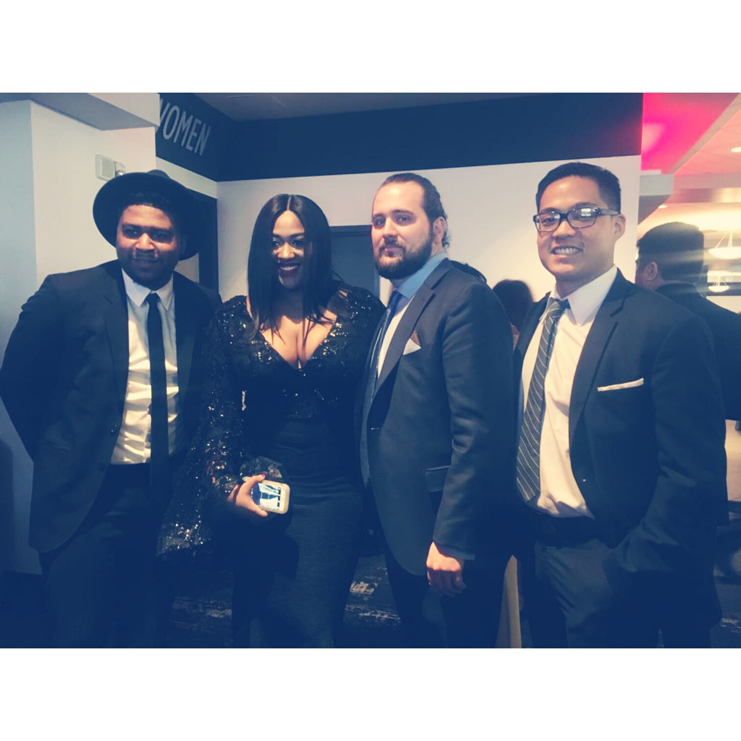 The gang with the Boss