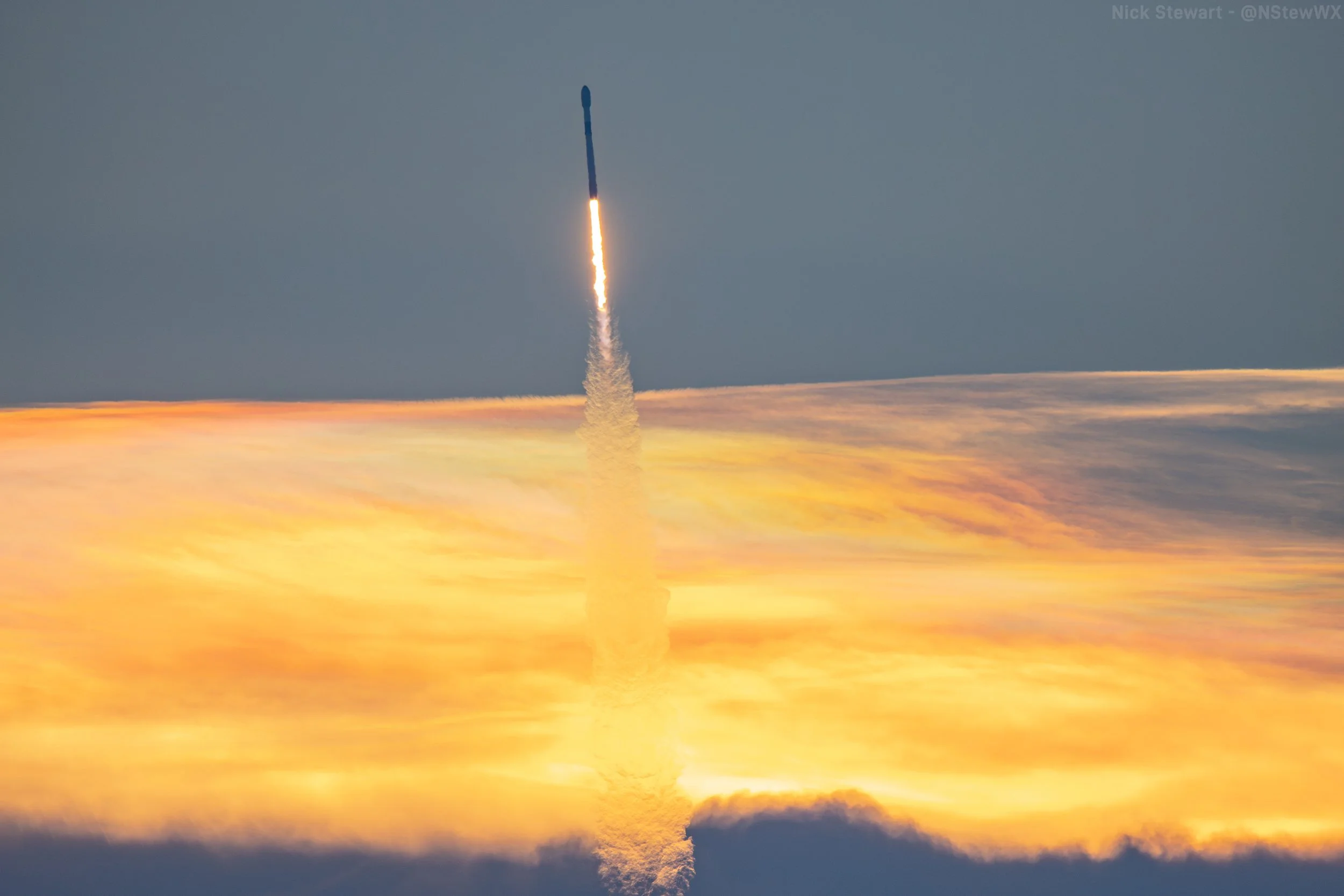 Rocket Sunrise Iridescence