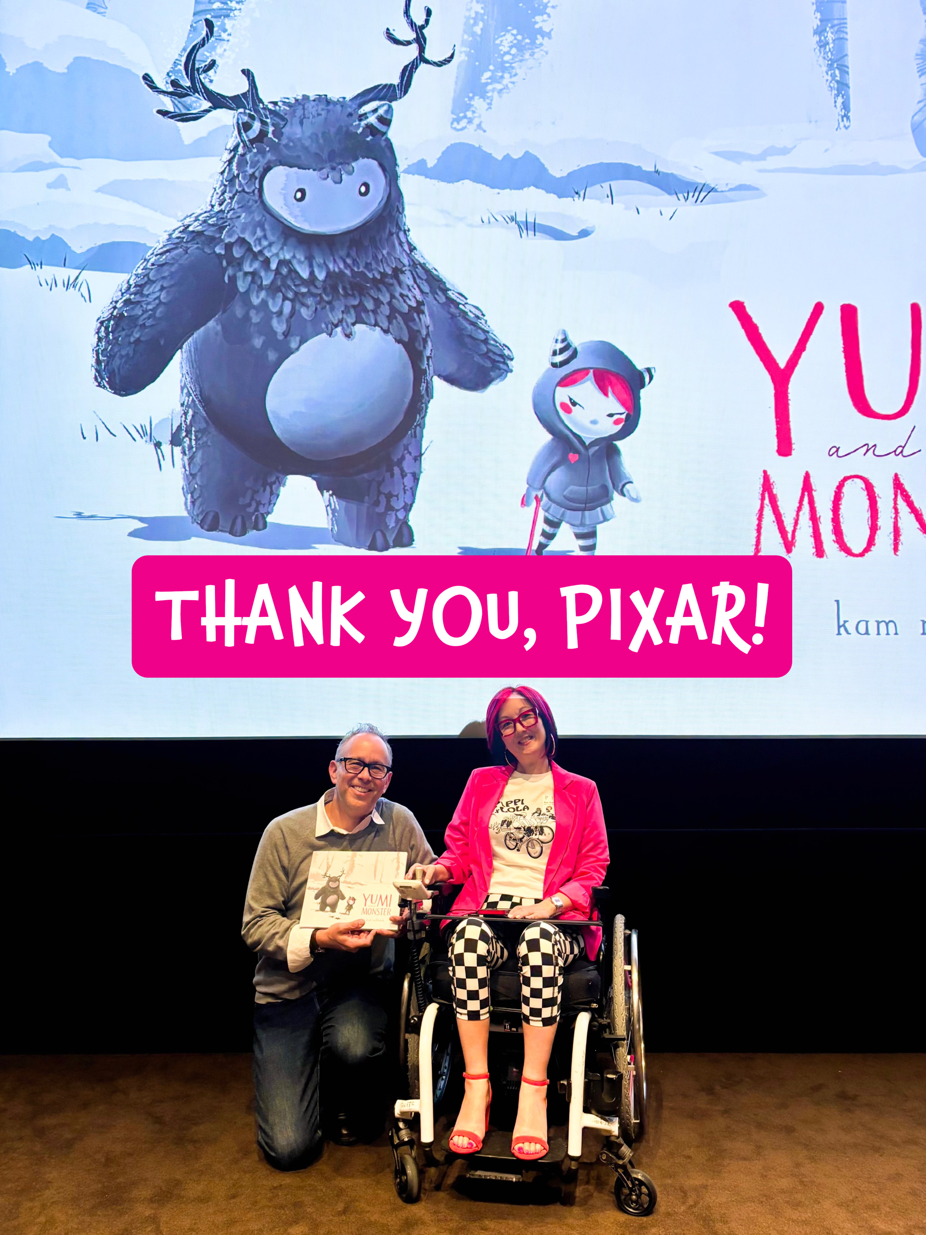 Yumi and Monster Speak at Pixar!