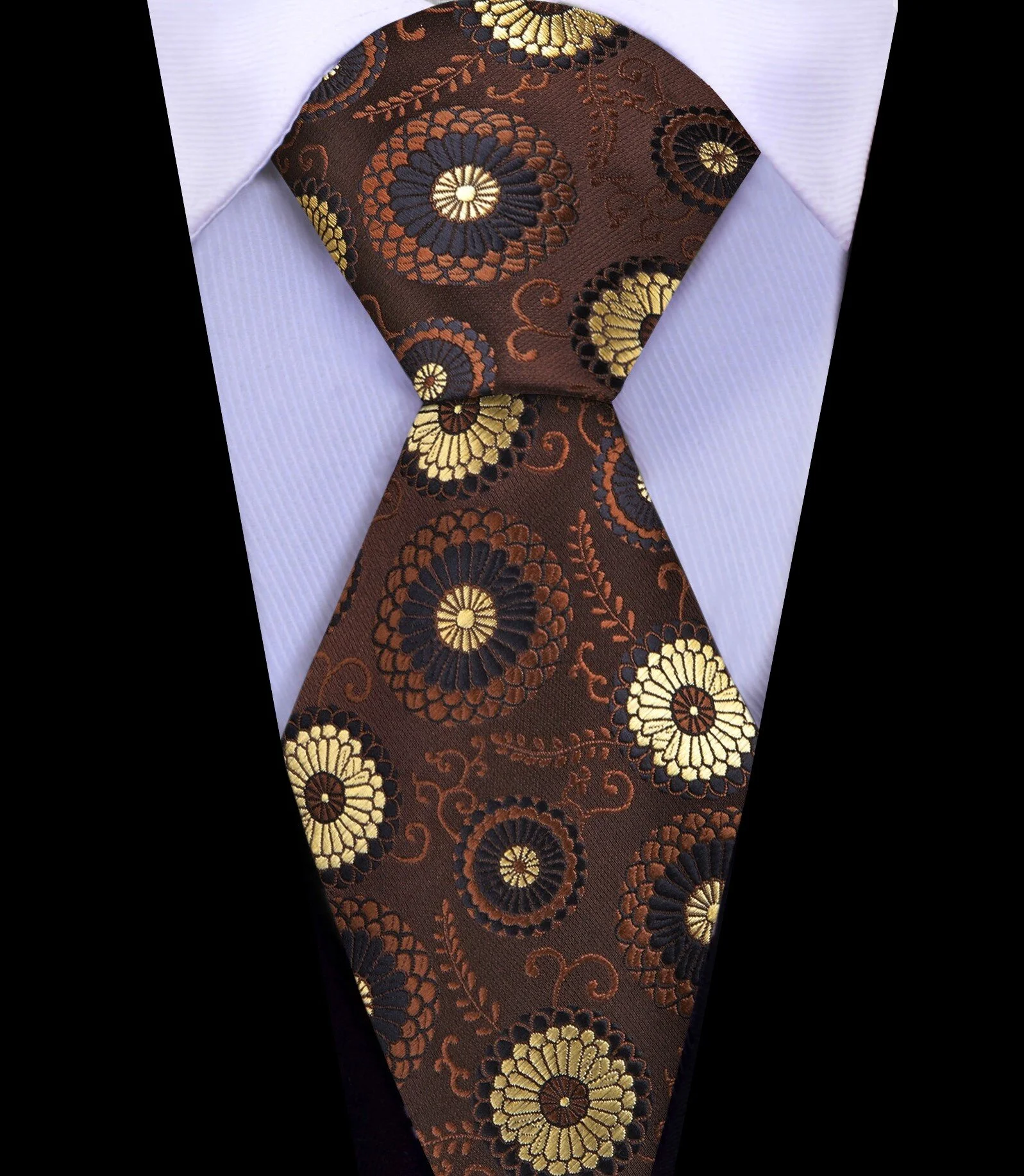 Gold Brown Black Luxury Tie Set.jpg