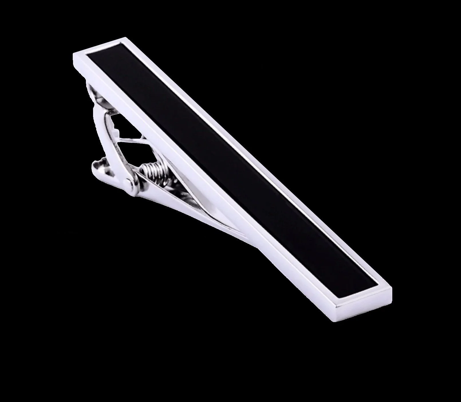 Black Nile Tie Bar and Cufflinks Set TwentyDollarTie High Quality Silk Ties and Bow Ties