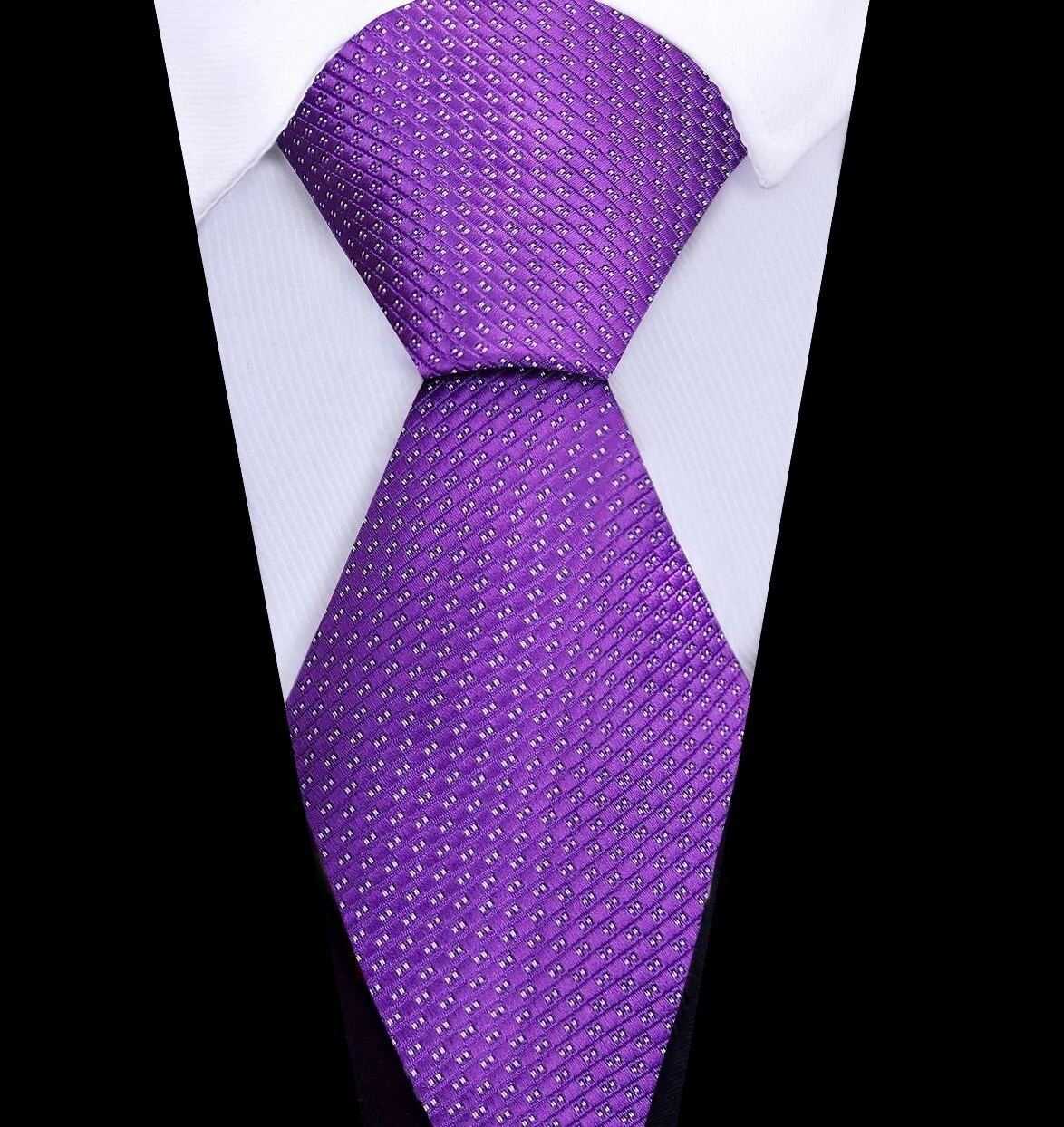 Purple with White Dots Single Tie.jpg