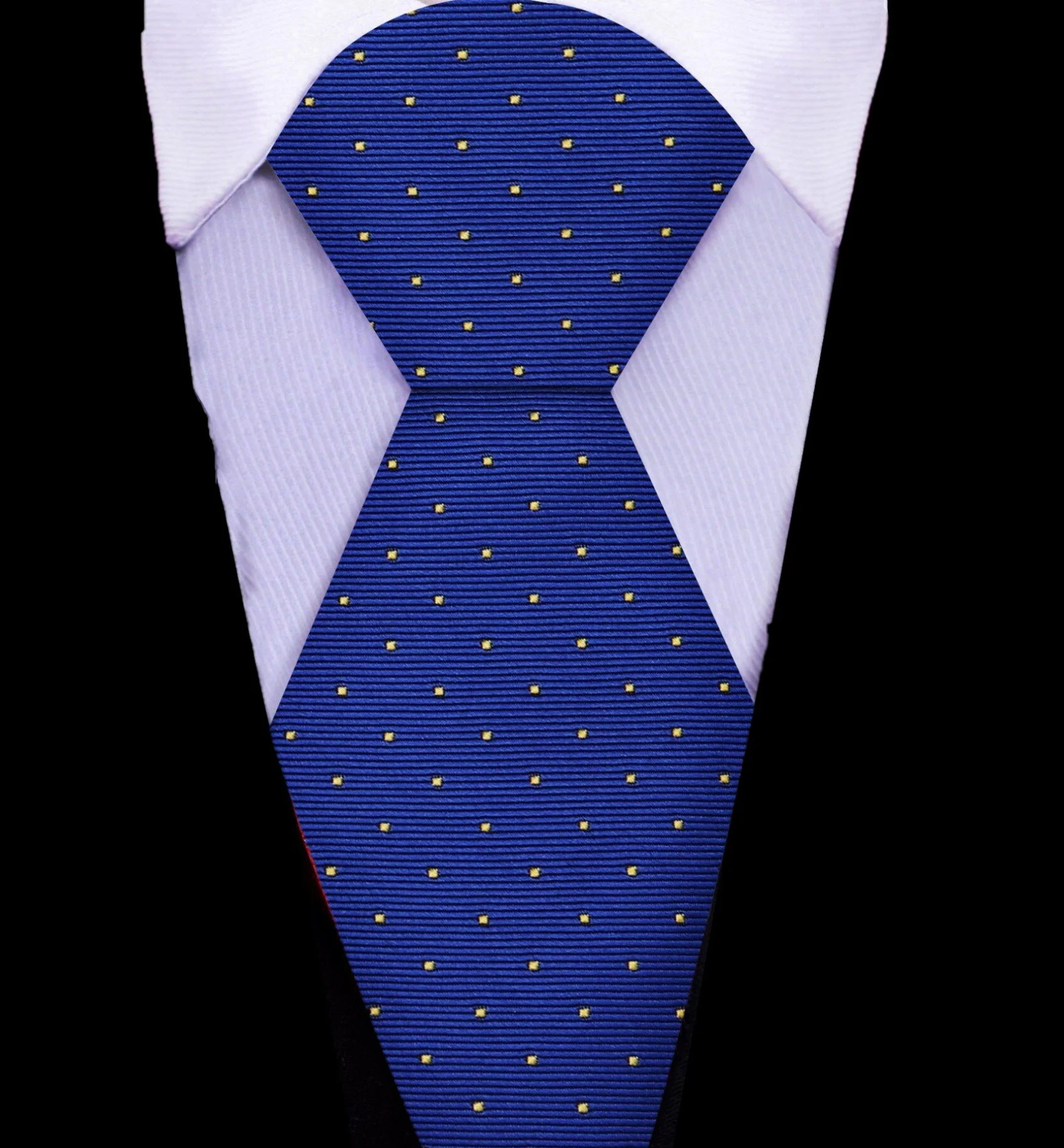 Blue w Yellow Dots Single Tie.jpg
