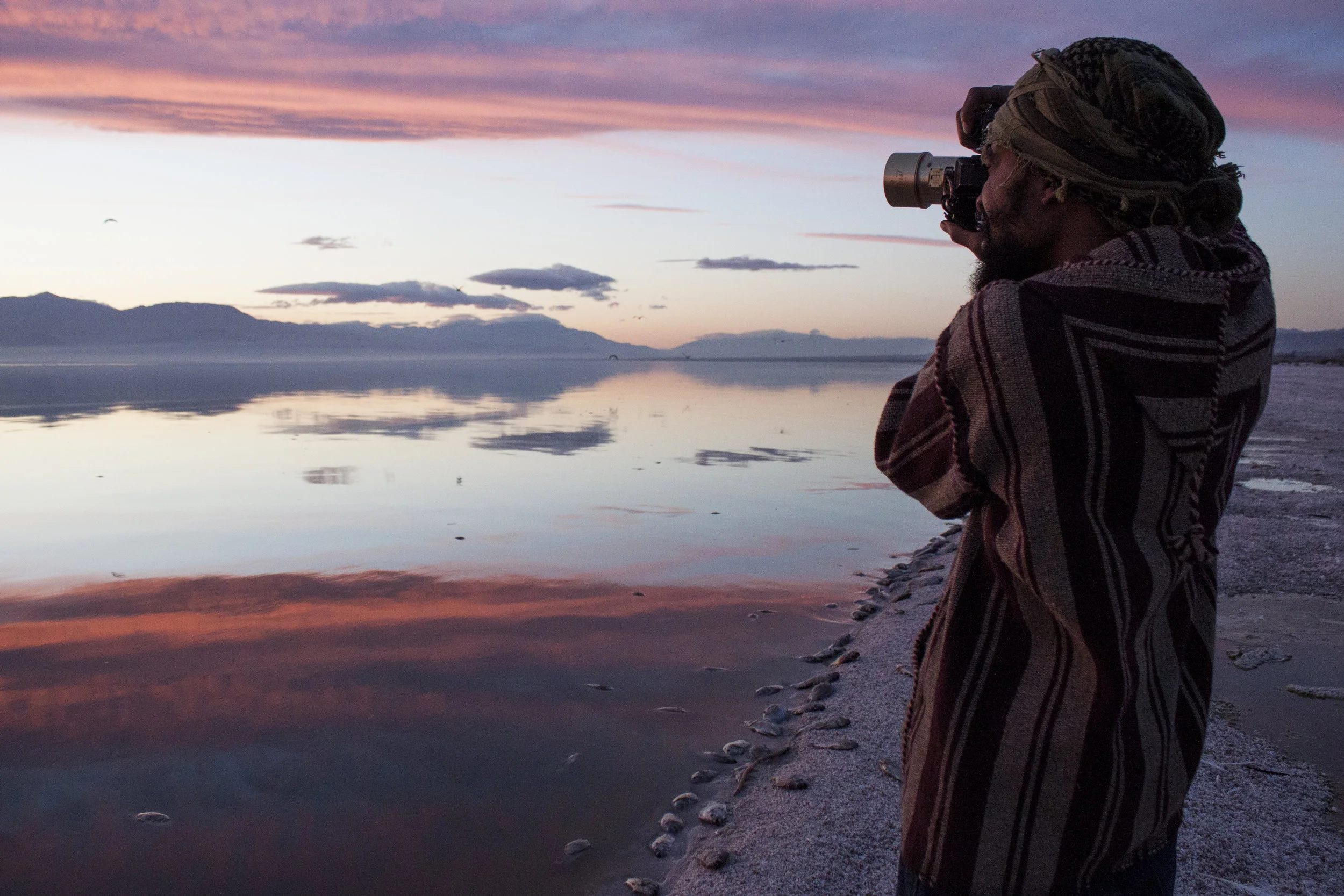 Salton Sea at Sunset