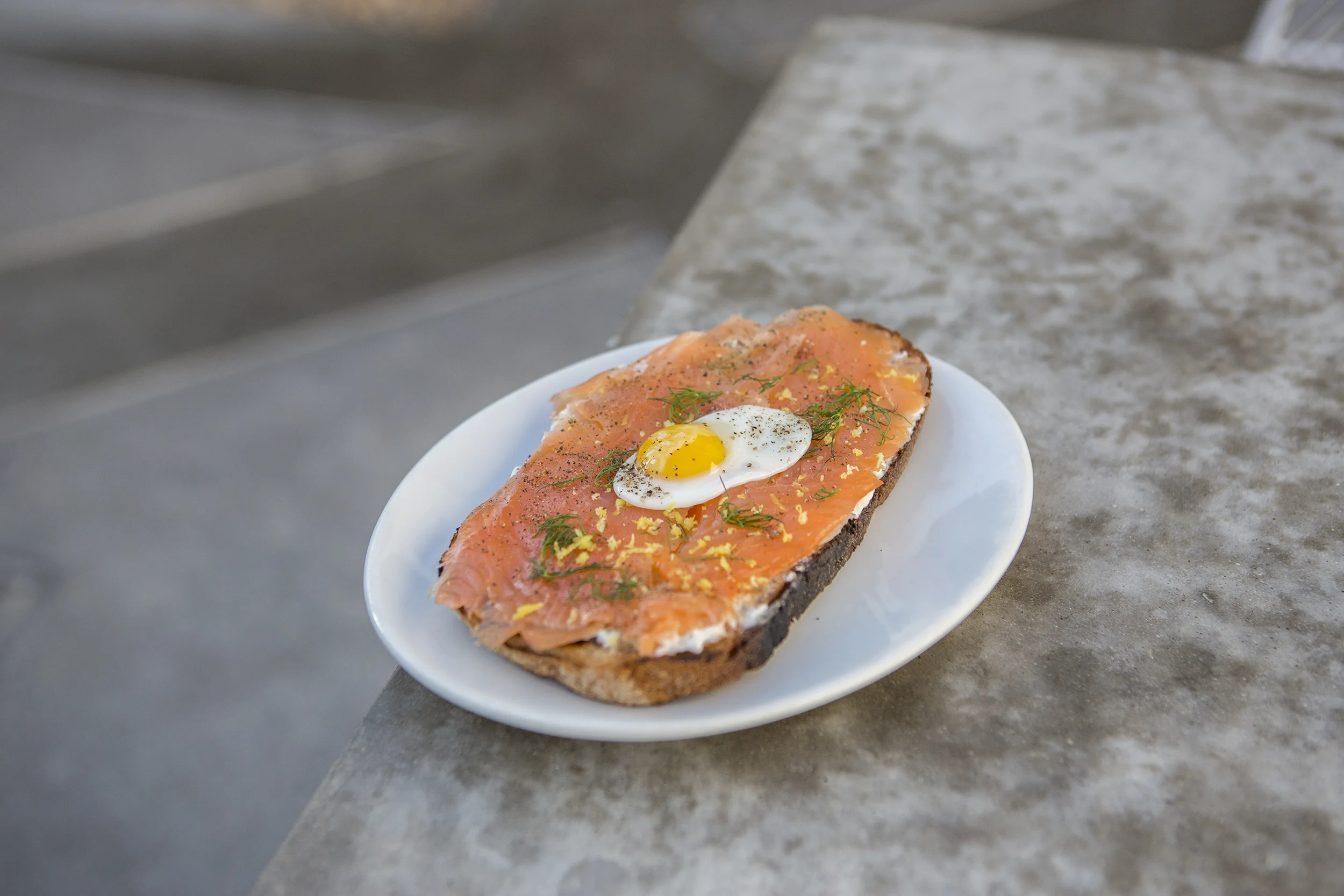 House-Cured Gravlax Tartine
