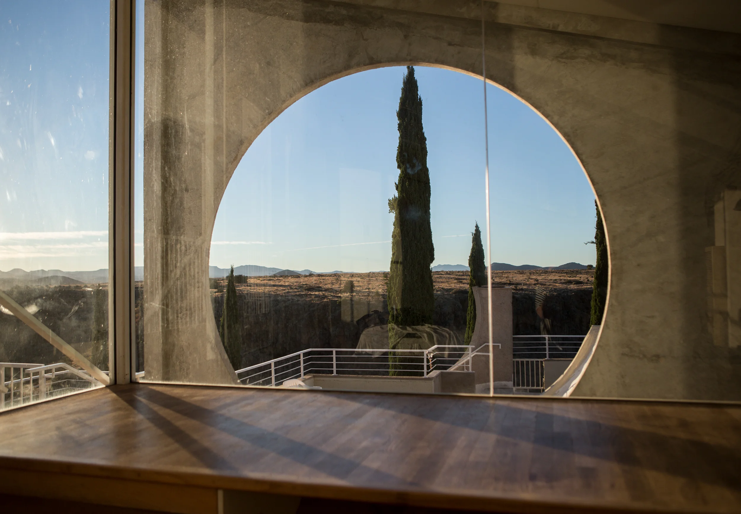 View from the Sky Suite at Arcosanti