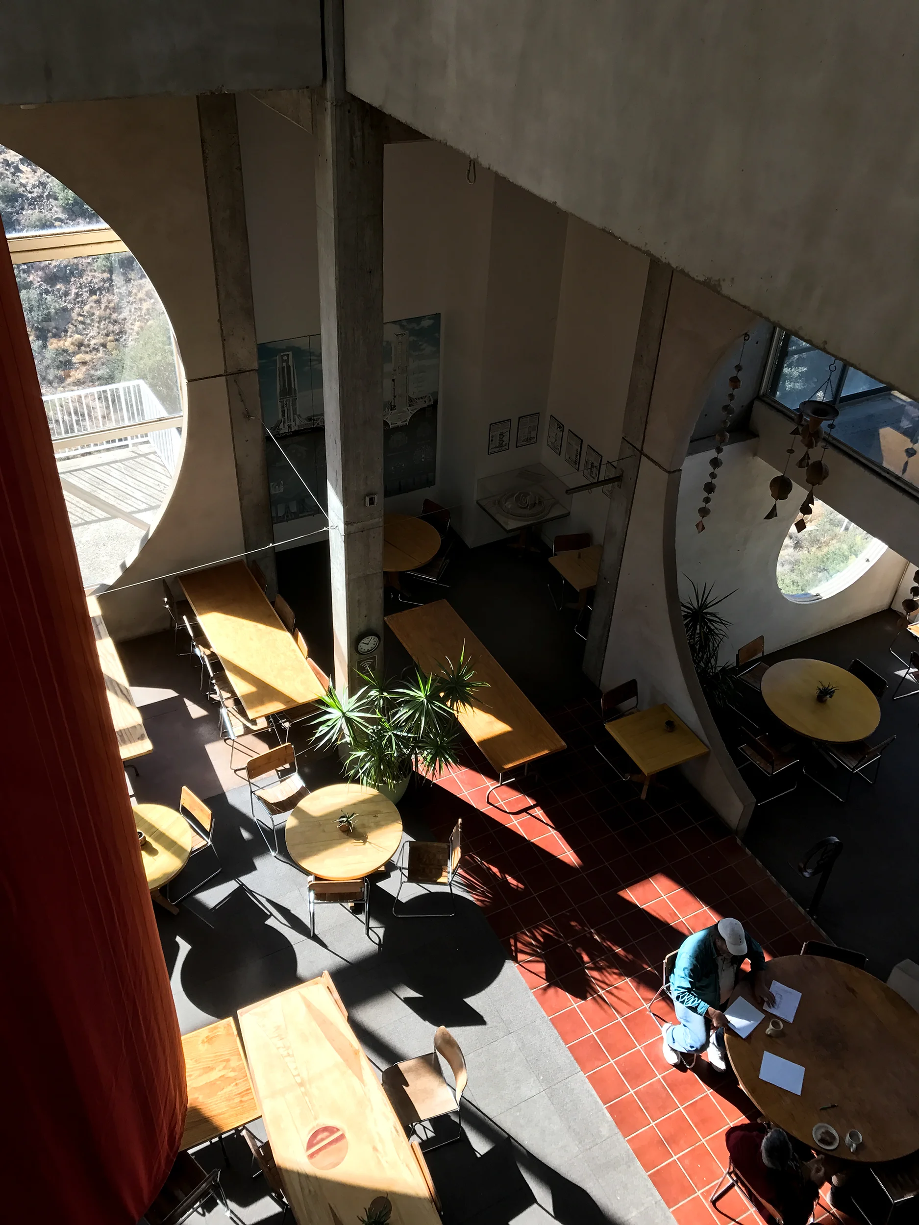 Design Inside Arcosanti Dining Hall