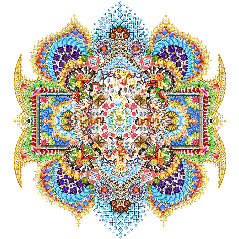 Emoji Mandala no.2