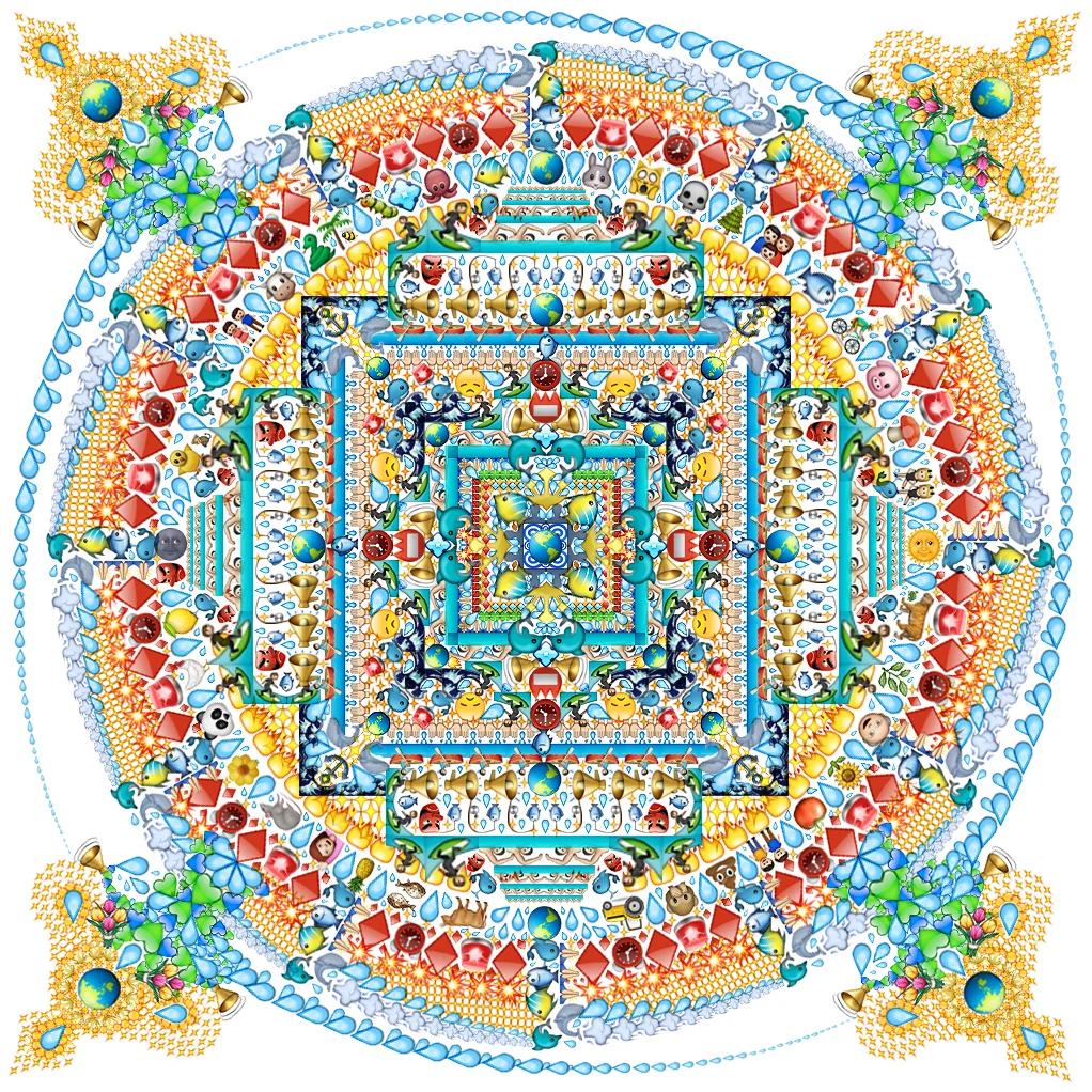 Emoji Mandala no.5