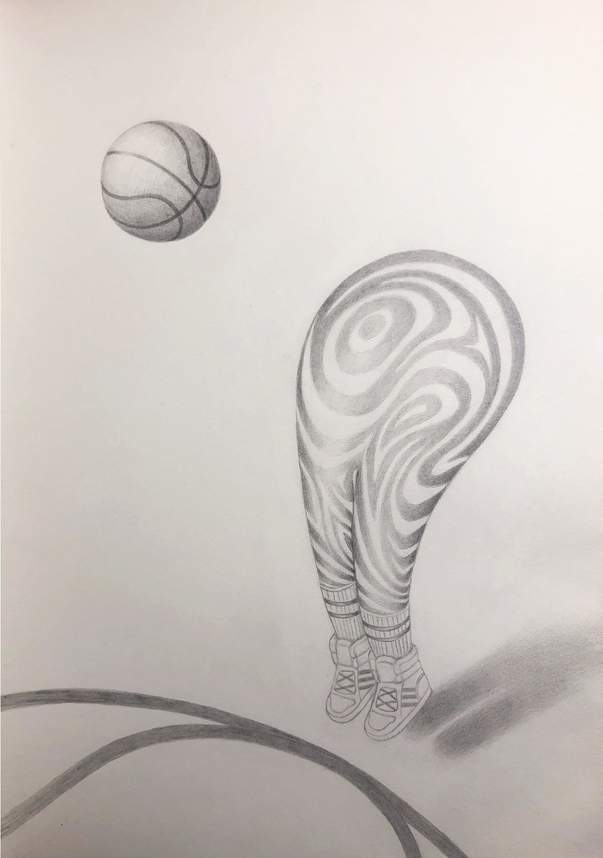 Basketball Blob Character