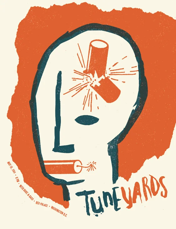 Poster for Tune-Yards in Washington DC