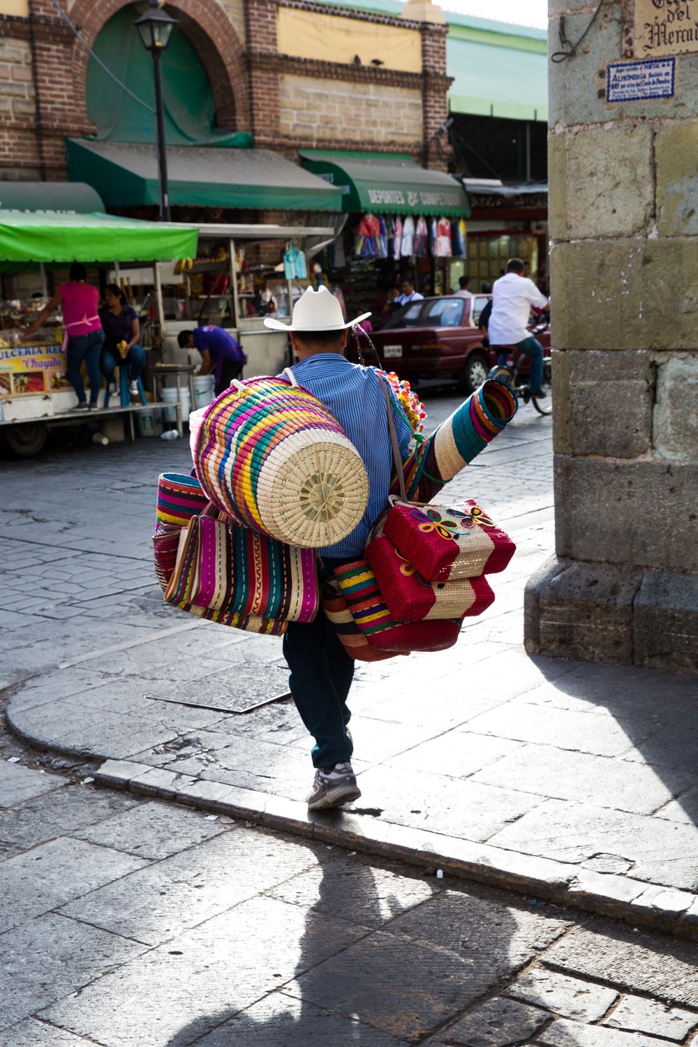 Street seller, Oaxaca