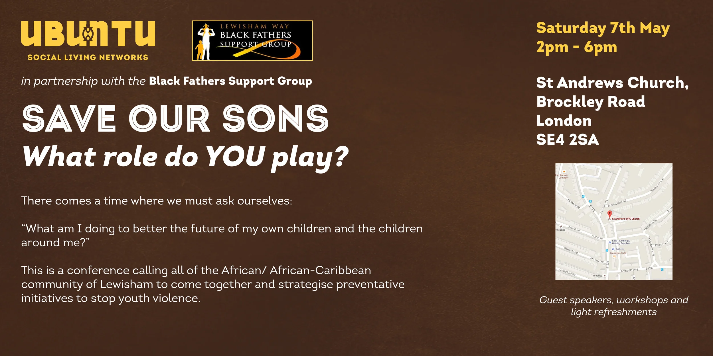 SAVE OUR SONS: What role do YOU play?