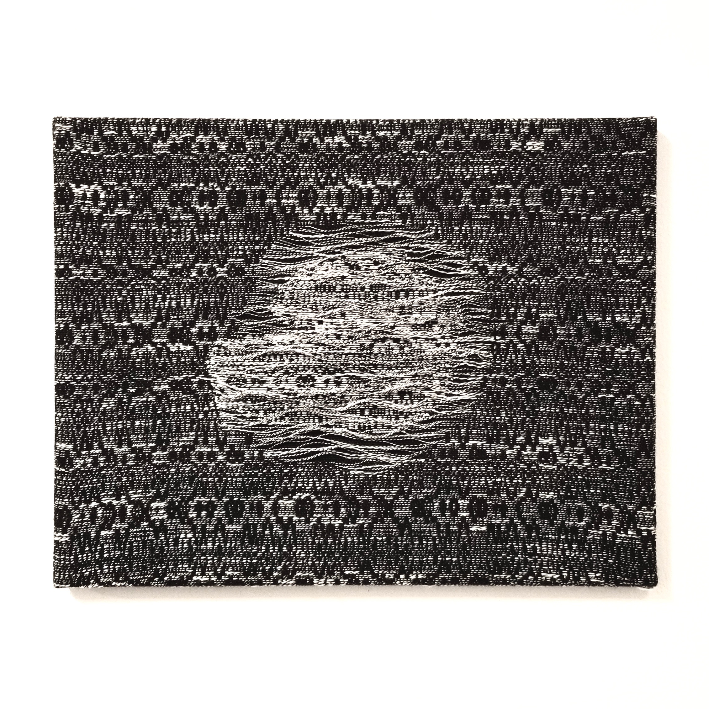   Melt   2019  18” x 14” x 1”  Handwoven wool, cottolin, and cotton 