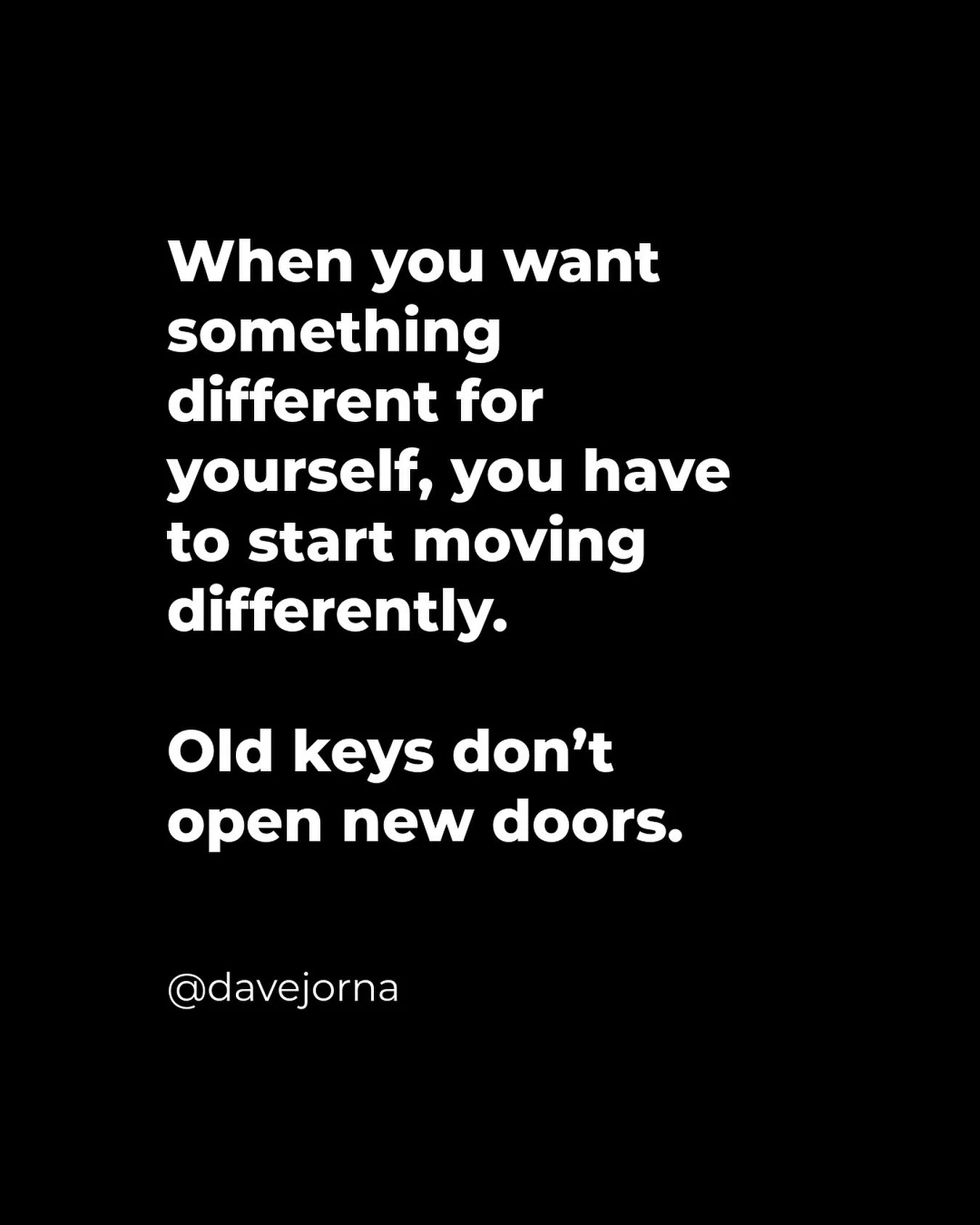 Double tap ❤️ and share with someone who needs this today.

New outcomes come from new habits.

#quotesaboutlife #quotestoliveby #positivity #positivevibes #selflovequotes #mindsetmatters #kindness #youareenough #mindfulness #spreadkindness #wellbein
