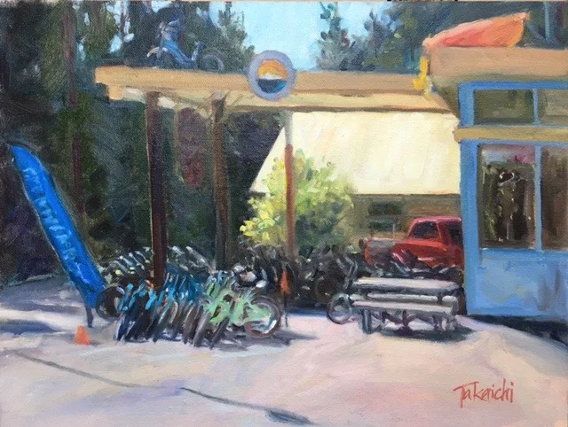 West Shore Sports 12x16" Best of Show 2016 North Lake Tahoe Plein Air Open