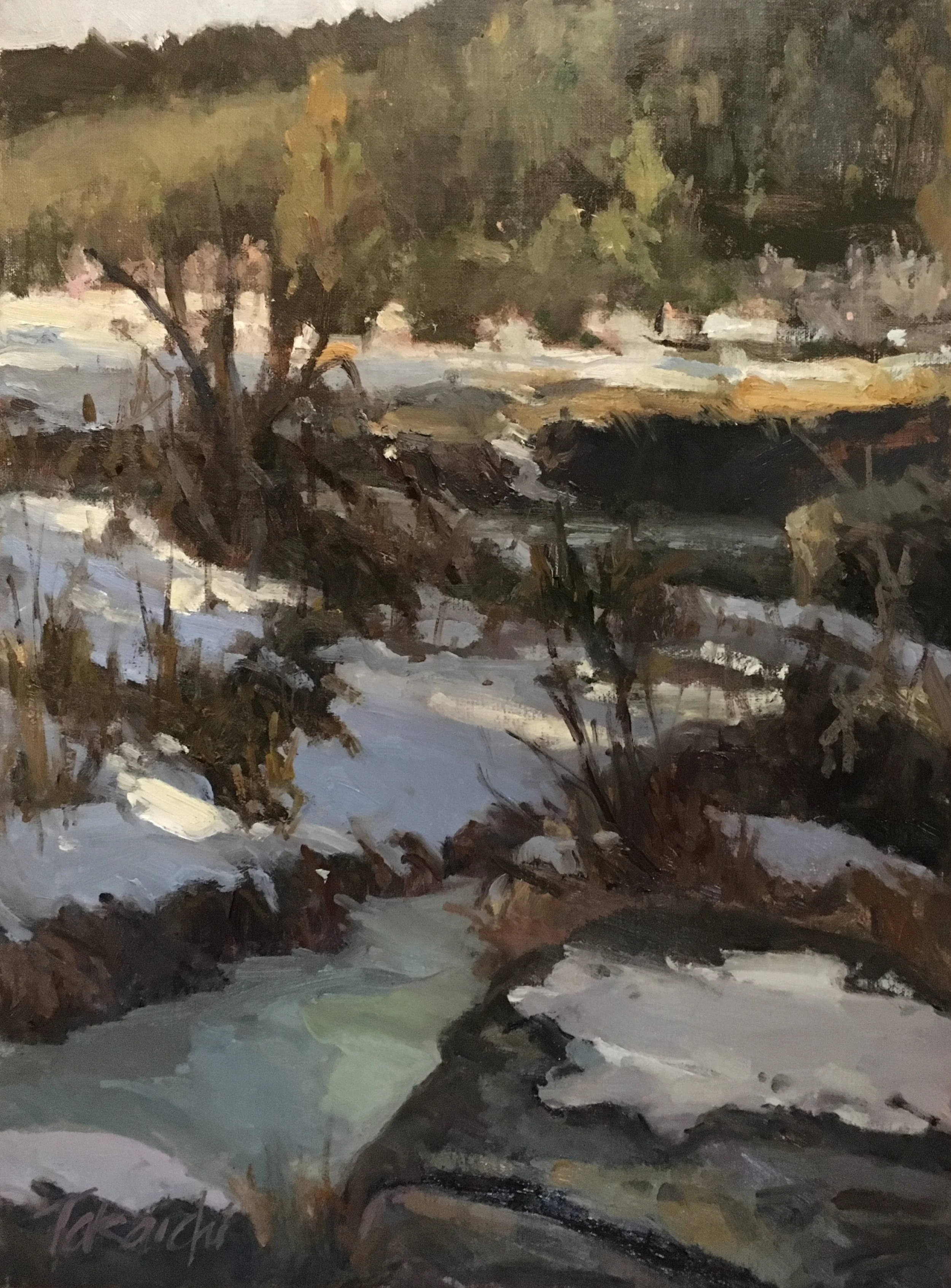 Plein Cold at Meeks, 16x12”