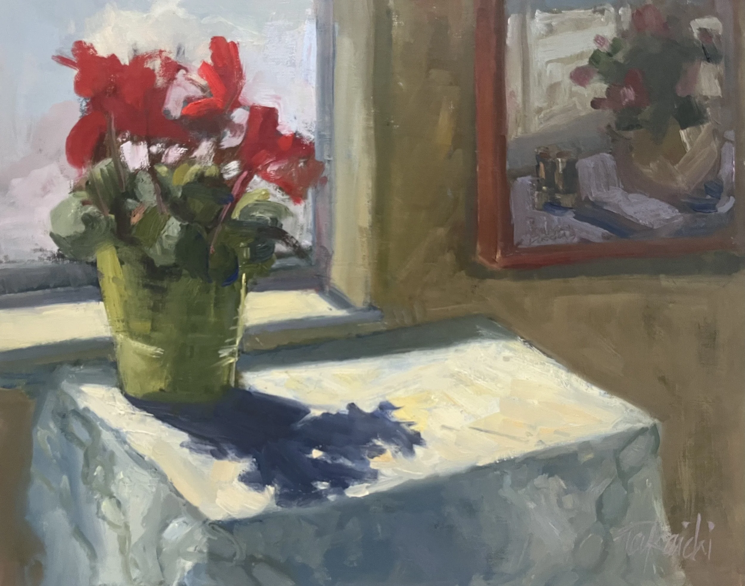 Cyclamen Imitating Art