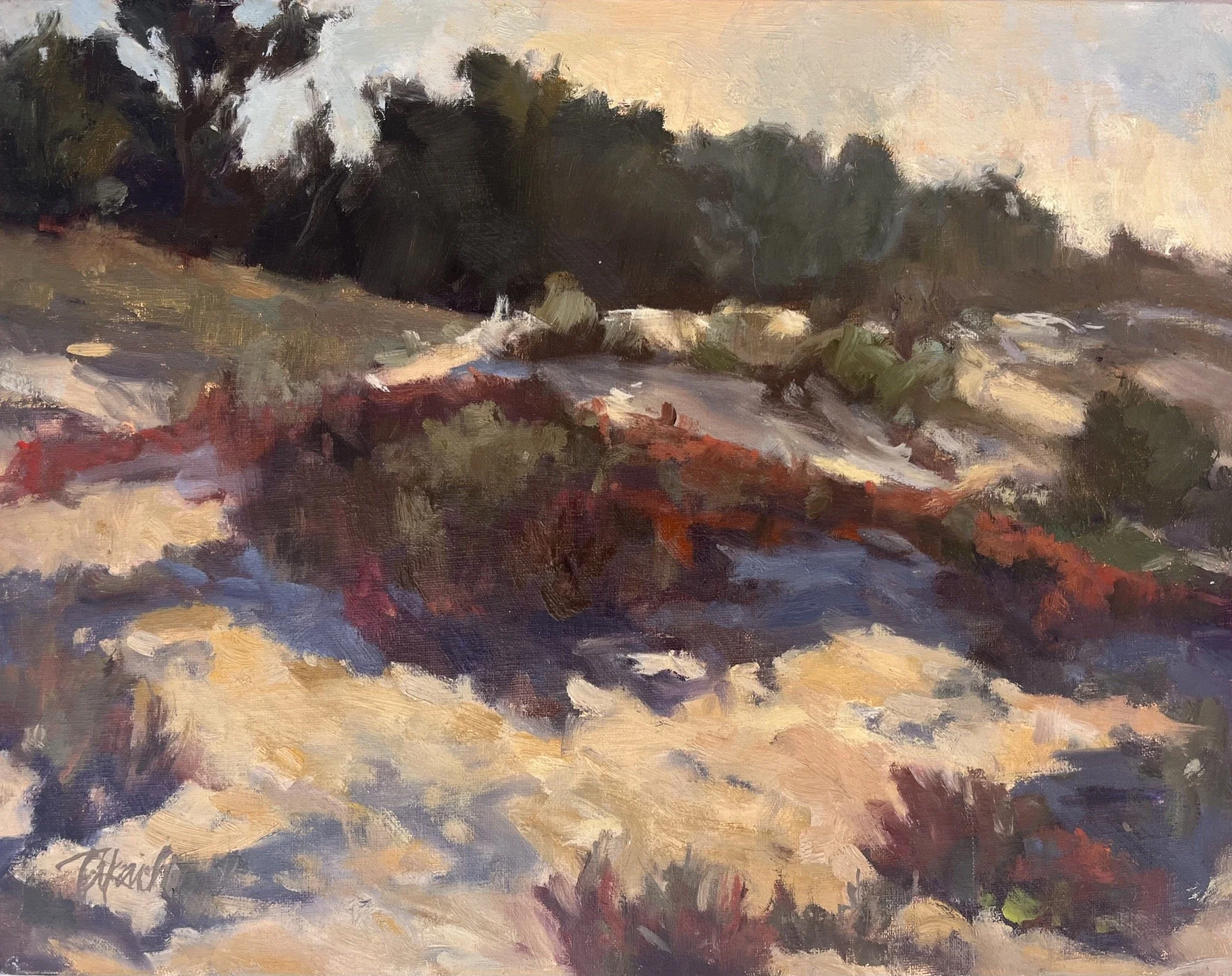 Coastal Dunes –  11x14   Pebble Beach, CA