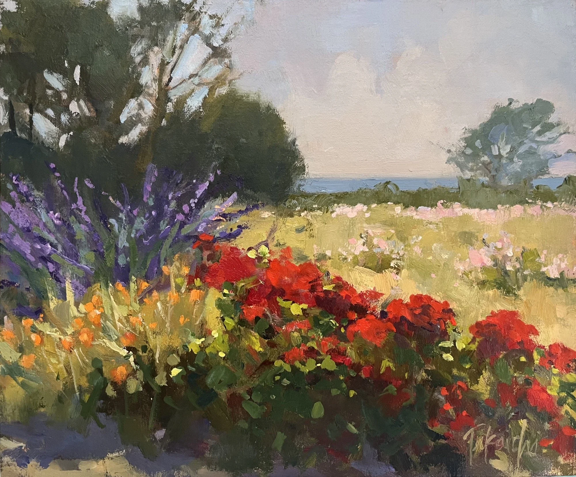 Coastal Garden –  9×12”   
Aptos, CA