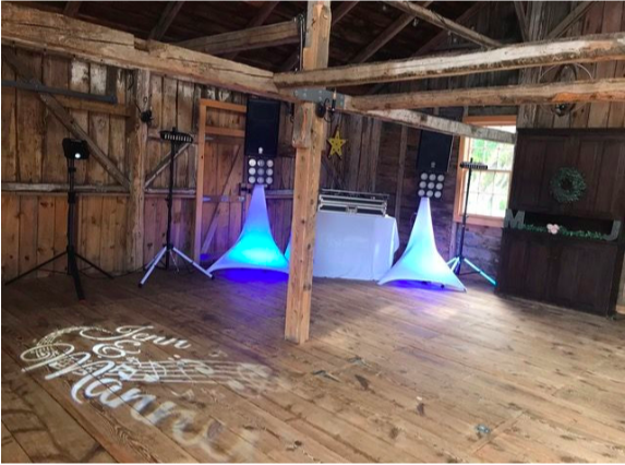 A PROFESSIONAL WEDDING DJ SET UP IS INCREDIBLE AND SIMPLE NOT OVER BEARING.