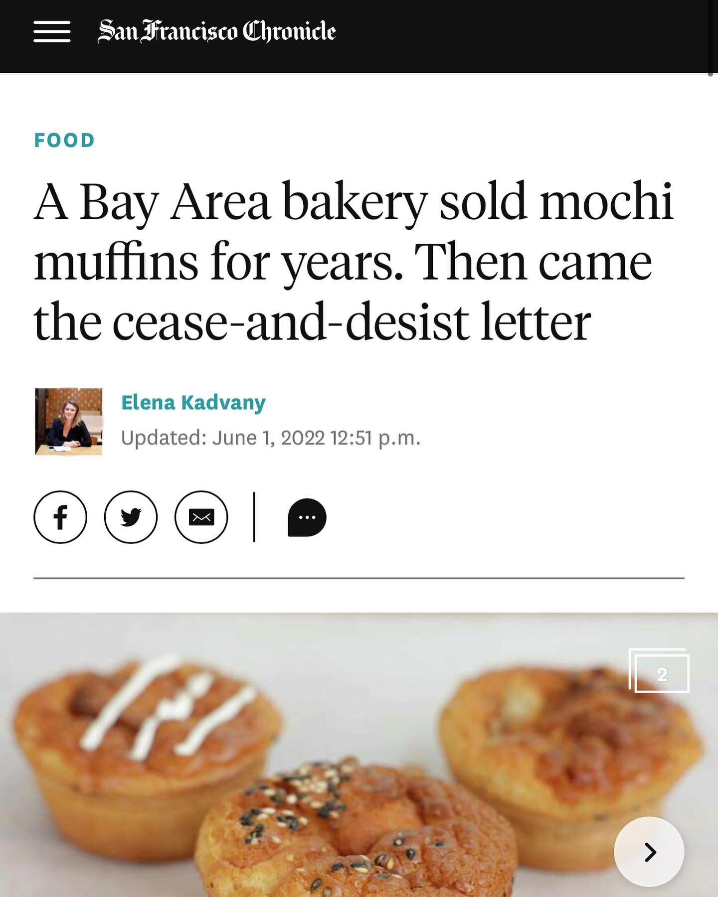 Hey ya&rsquo;ll, we&rsquo;ve been getting a lot of friendly messages and support regarding an SF Chronicle article about Third Culture and trademarking &ldquo;Mochi Muffin&rdquo;. 

We wanted to add some clarification. SF Chronicle had reached out to