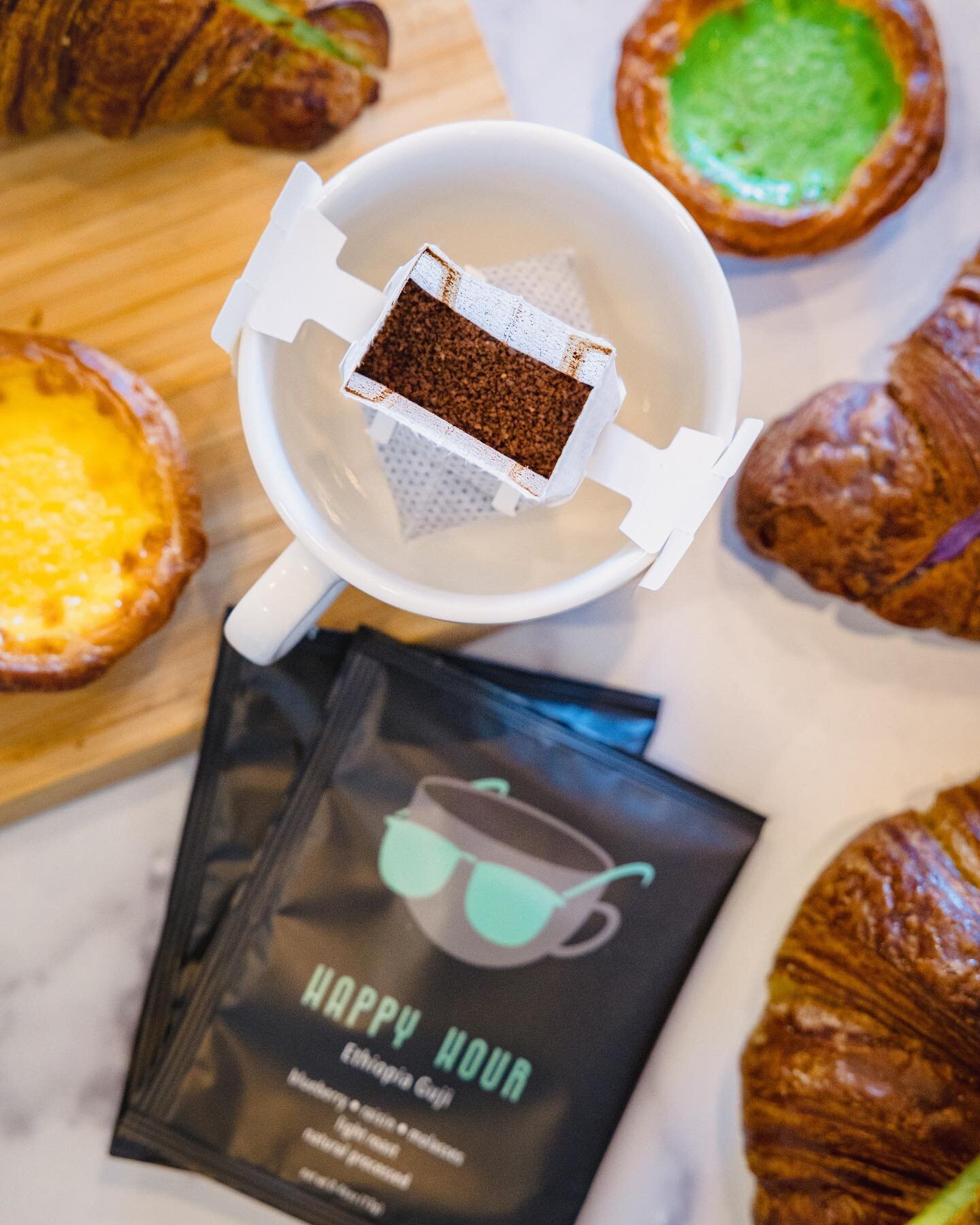 Baked goods + hangover coffee 👌🏻☕️

For a limited time, we&rsquo;ll be featuring hangover coffee pouches individually or bundled with an egg tart! Try out their delicious quick to make coffee pouches!