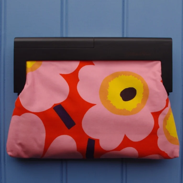 Marimekko_Unikko in Pink & Orange B (Large Evelyn).jpg