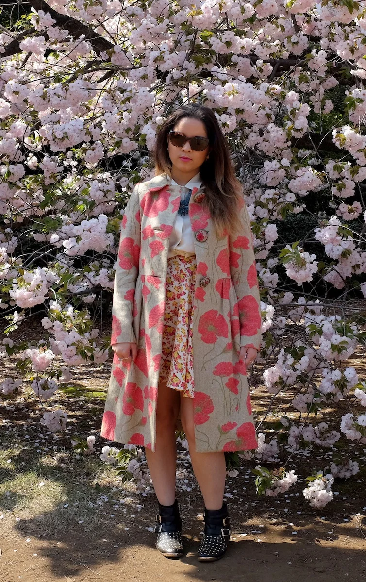 sakura, cherry blossom, Shinjuku, shinjuku gyoen national garden, flower, botany, botanical, Spring, Japan, Travel, photography, fashion photography, street photography, romance, love, Nezuki, blogger, MATRIOCHKA by Les Briqu'a * braque, Forever 21, Uniqlo, Lovisa, Prada, Sunglasses, kawaii, sweet, cute