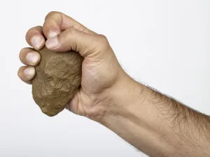A hand axe. Photograph from Birmingham Museum and Art Gallery/CC BY 2.0