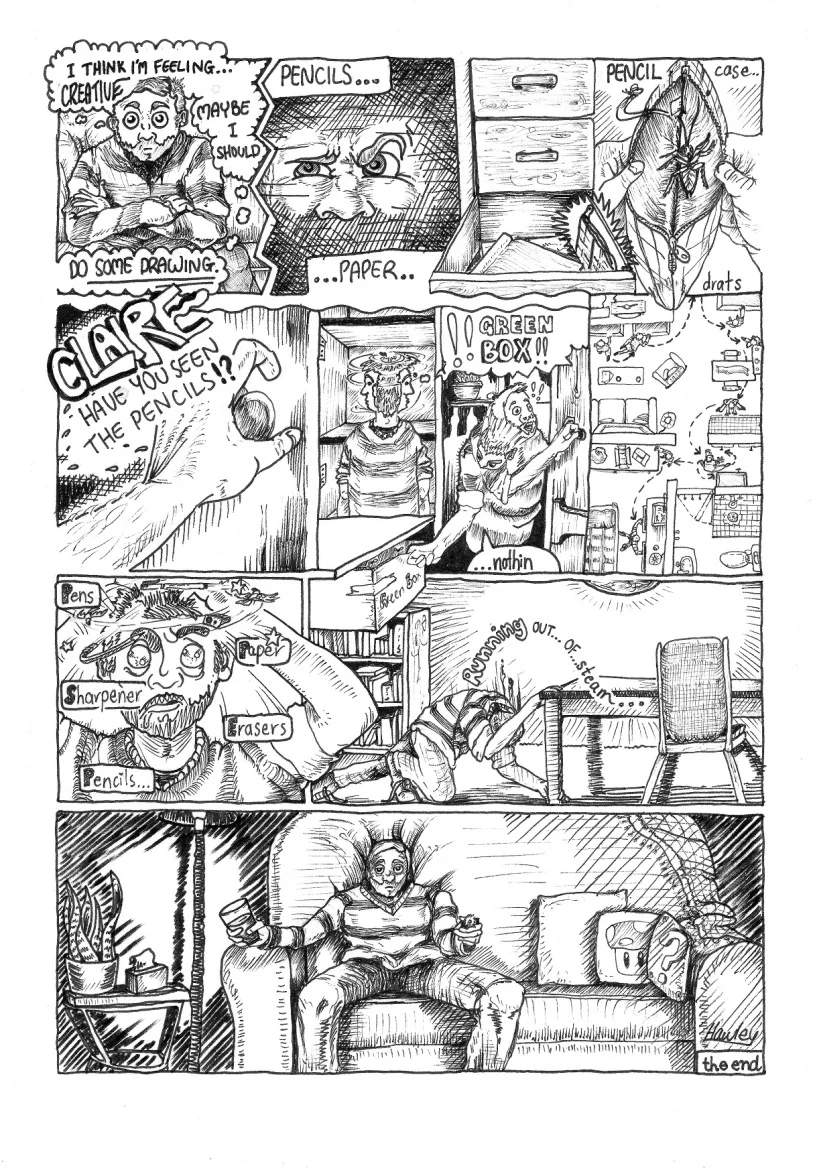 Pen Sapiens' Greetings with Comic Pages