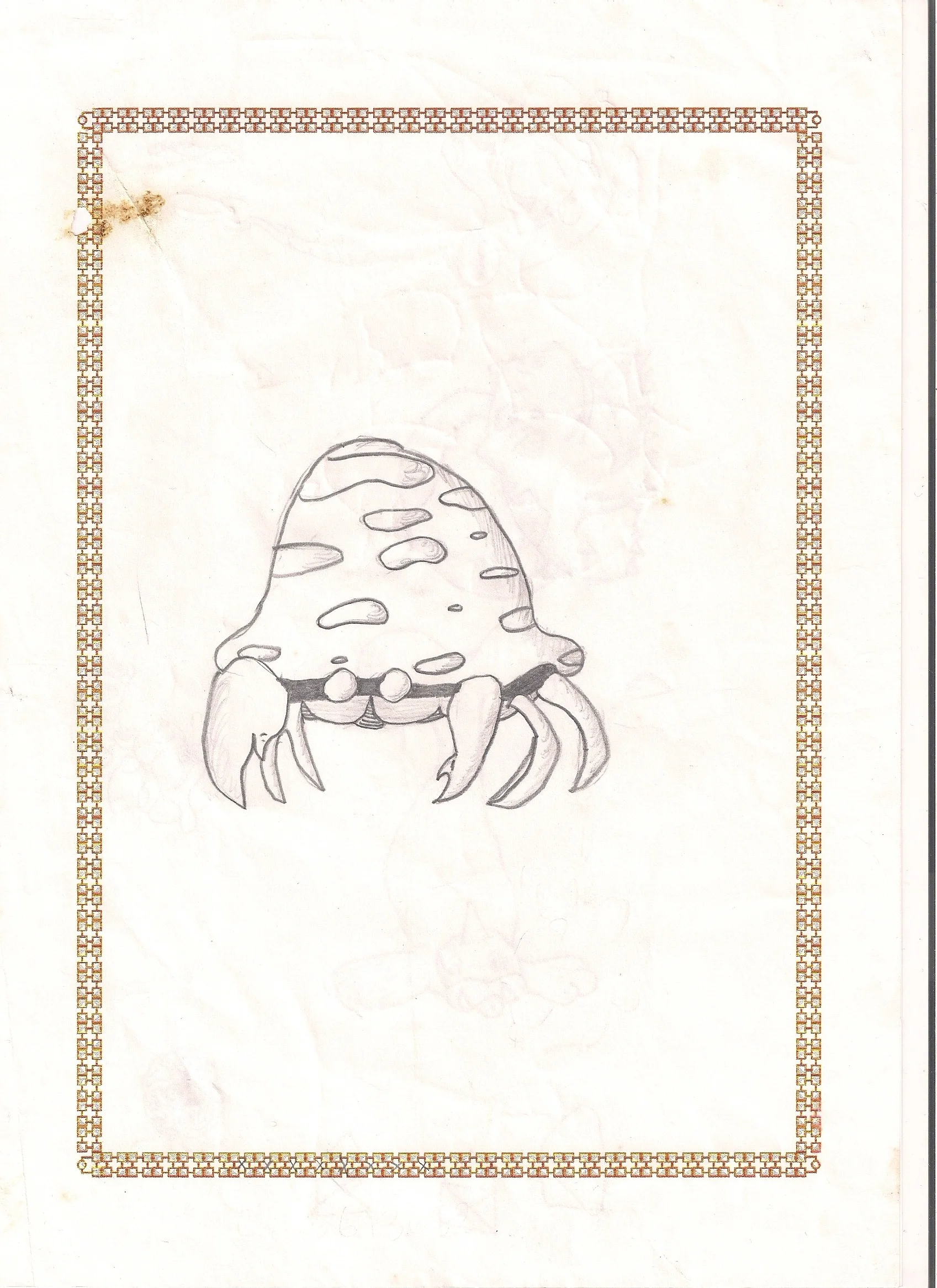 My earliest recorded Pokésketch (Parasect)