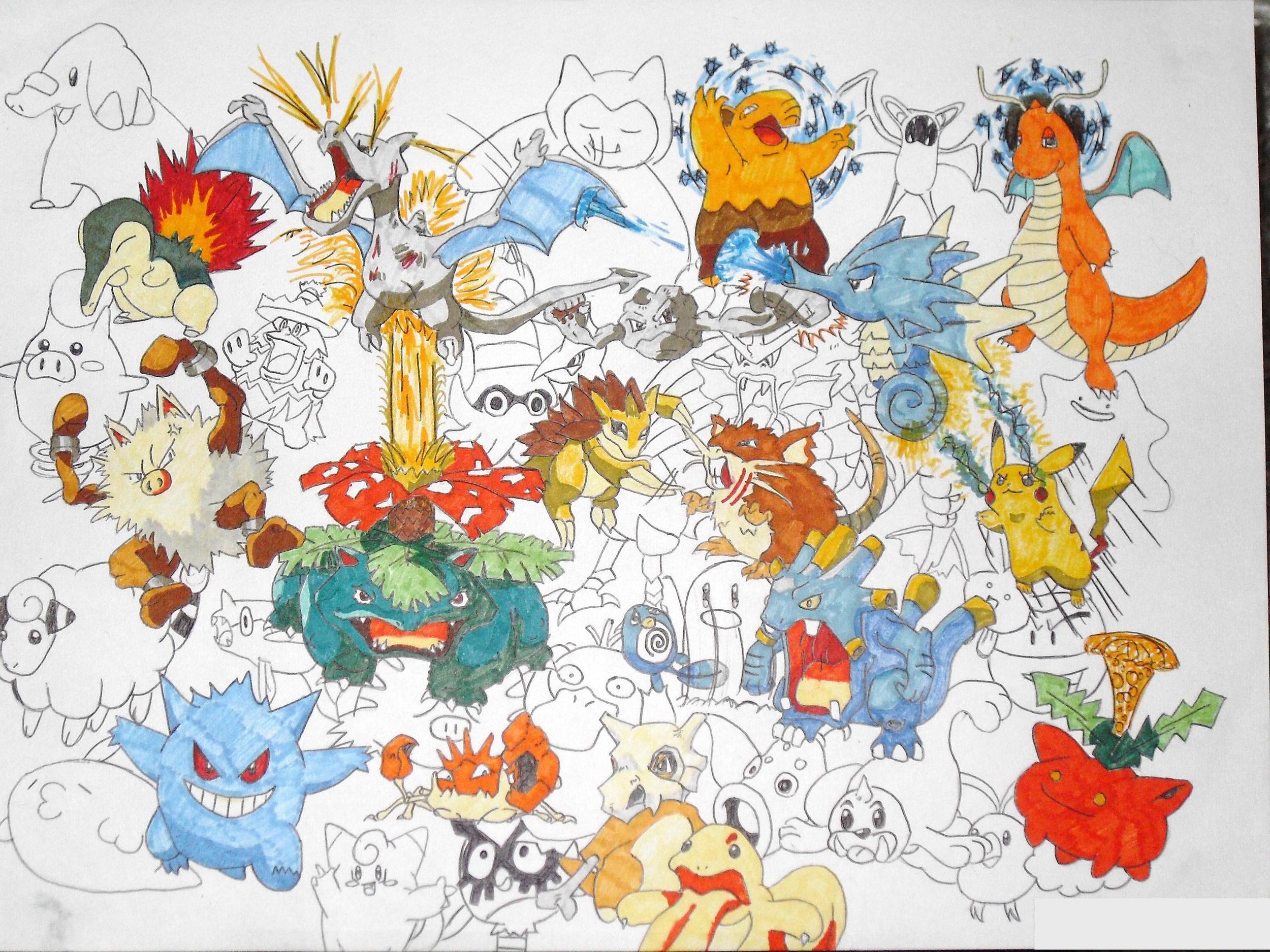 My first big Poké pic (A3) and the first thing I tried to sell (on eBay)